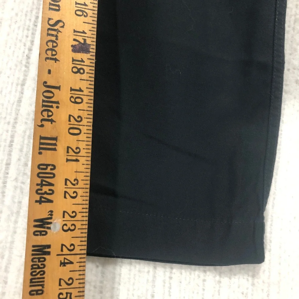 Banana Republic Womens Small Black Linen Blend‎ Elastic Waist Patch Pocket Pants
